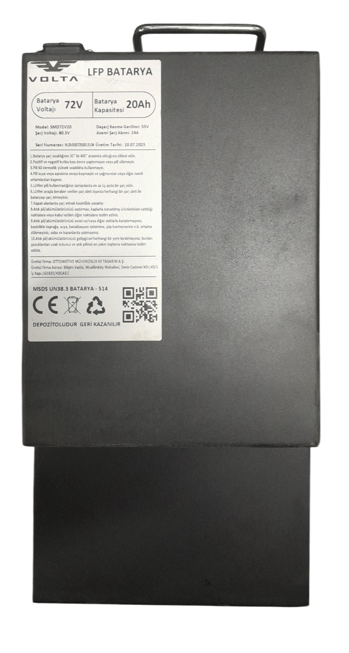 LİTYUM 72V 20AH BATARYA SE03 MAX