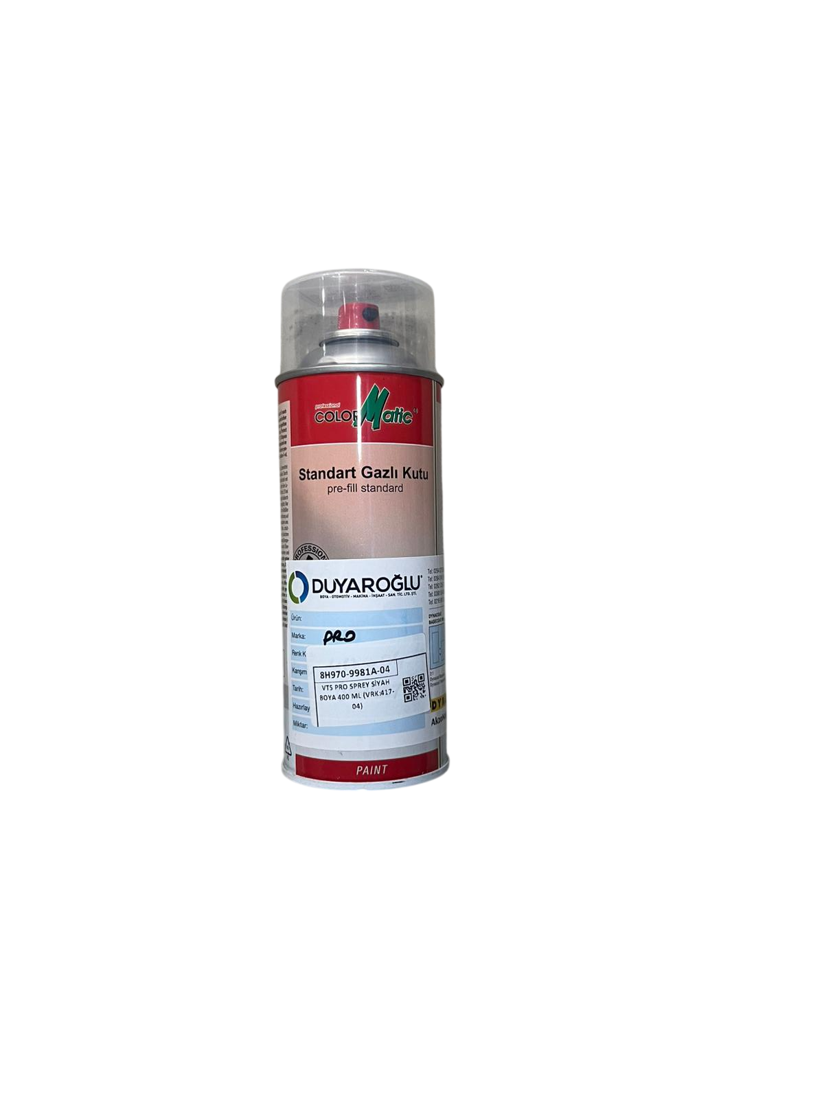 SPREY KIRMIZI BOYA 400 ML (VRK:417-04)